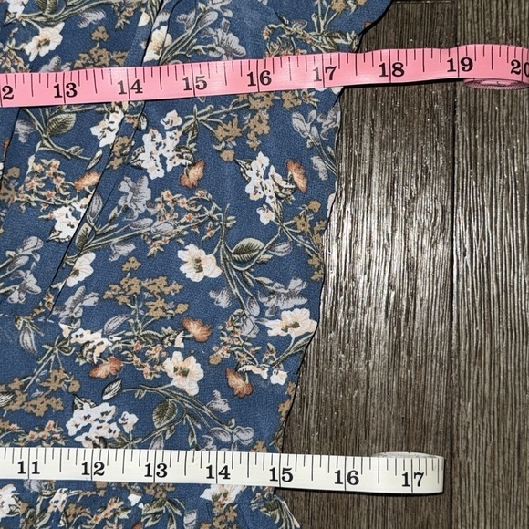 Lulus Feeling Fond Blue Floral Print Puff Sleeve Maxi Dress - Picture 12 of 12